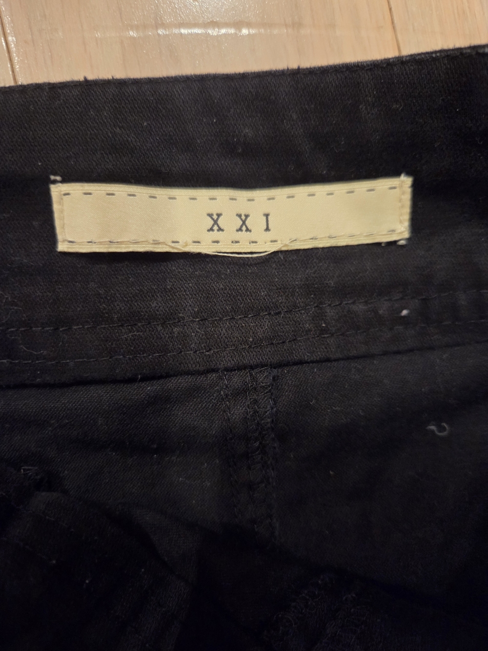 Forever 21 Black Front-Zip Mini Skirt *PLEASE PURCHASE WITH ANOTHER ITEM* - Picture 2 of 5